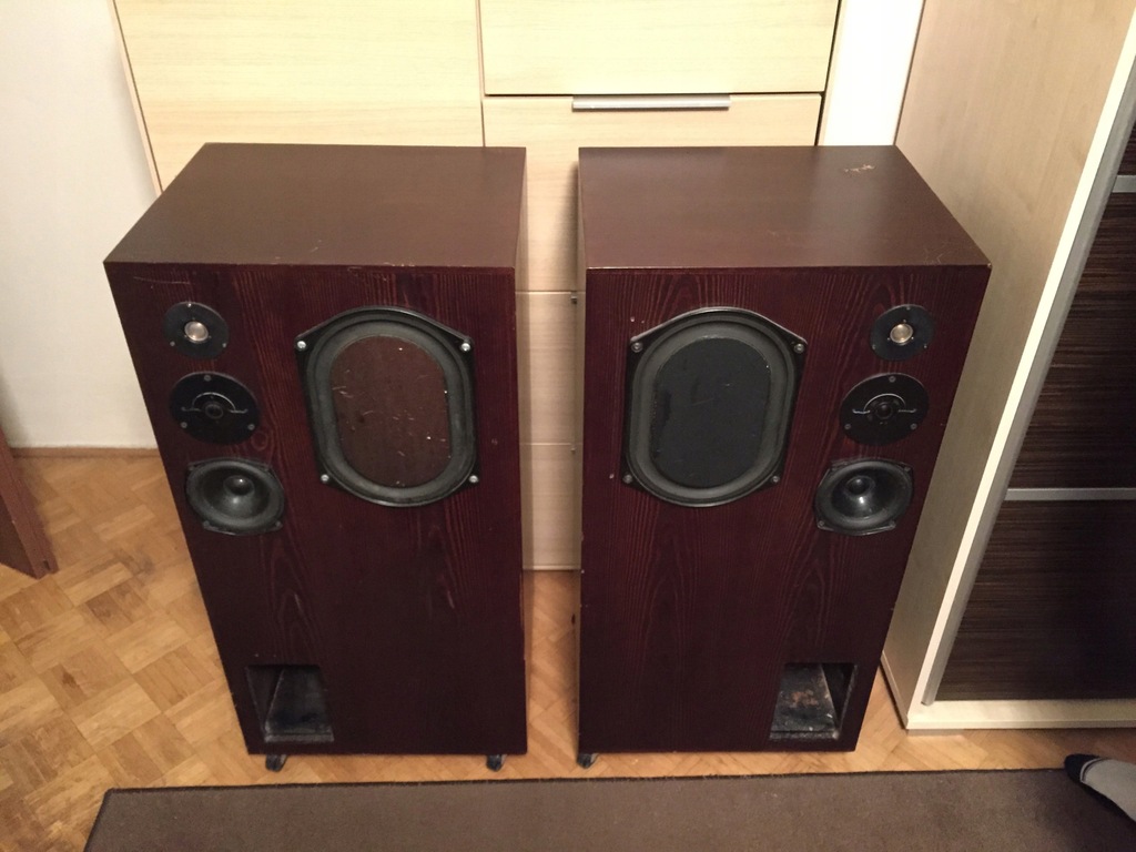 Kolumny KEF BAILEY Linia transmisyjna 4-drożne IMF