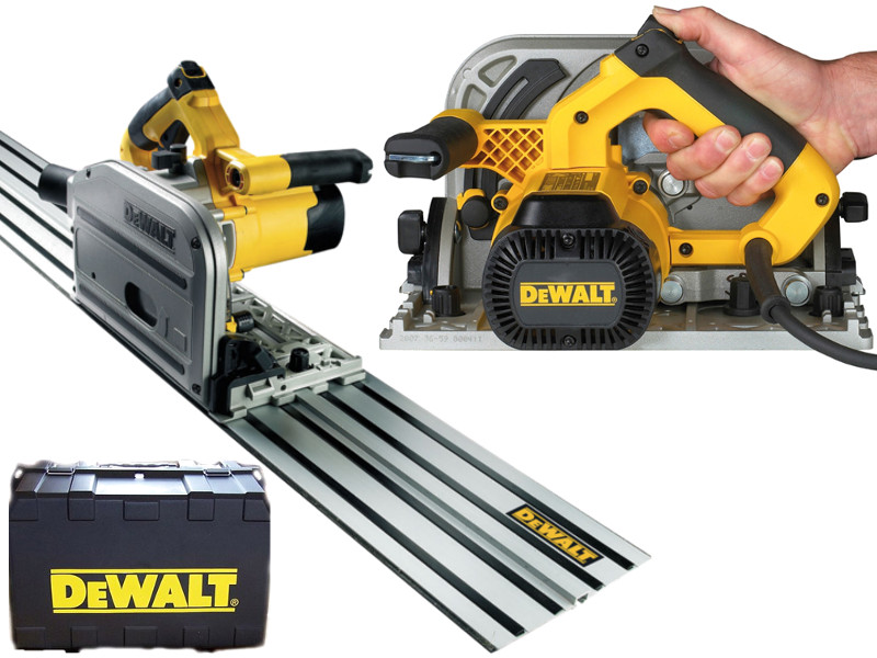 ZAGŁĘBIARKA DeWALT DWS520K + SZYNA PROWADZĄCA 1,5m