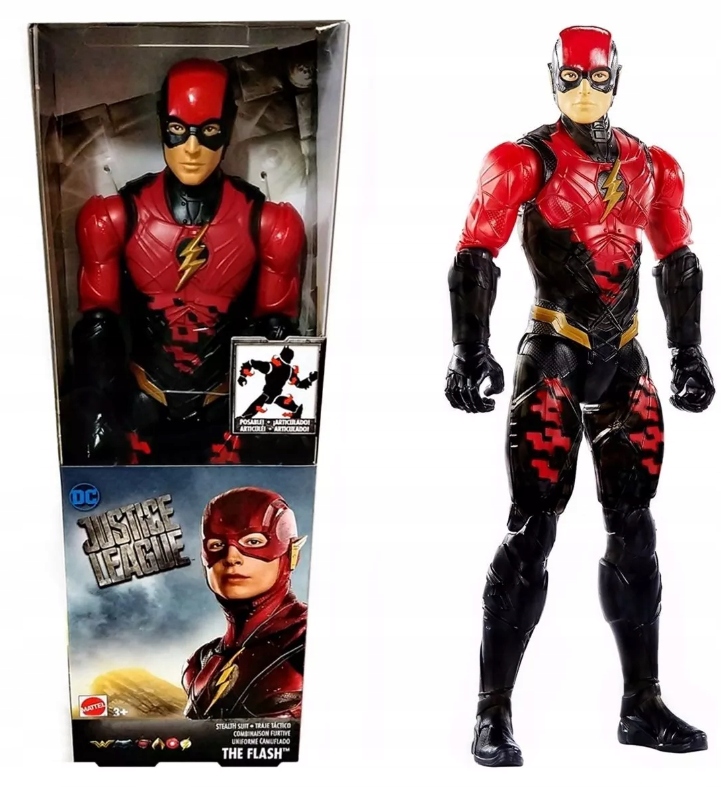 DC Justice League Stealth Suit The Flash Figure Mattel FPB53