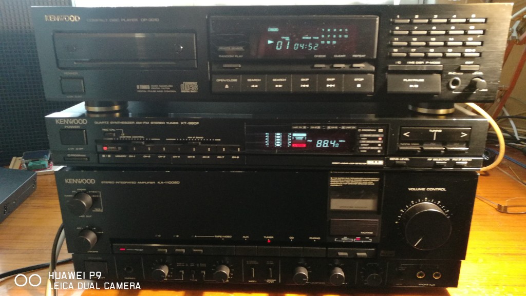 Kenwood Wieża Wzmacniacz KA1100SD dwa trafa Sanken - 7278105903