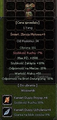 Metin2 Tortuga Zbr. Śmiertelna+9 TOP 1 PERF
