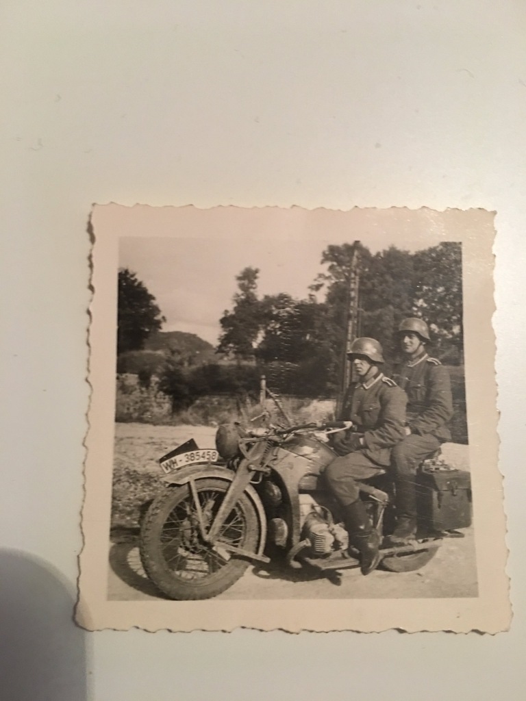 STARY MOTOR MOTOCYKL Zundapp KS 600 WEHRMACHT