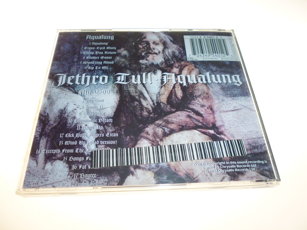 JETHRO TULL - AQUALUNG (CD ALBUM) - 7195060973 - oficjalne archiwum Allegro