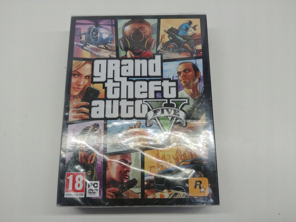 GTA 5 GRAND THEFT AUTO V BOX PŁYTA PC ! 37053z