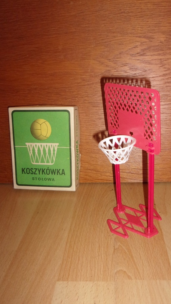 KOSZYKÓWKA STOŁOWA  BUMET WARSZAWA - ZABAWKA - PRL