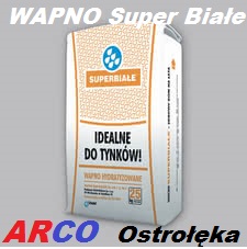 WAPNO SUPER BIAŁE LHOIST BUKOWA 25kg - OSTROŁĘKA