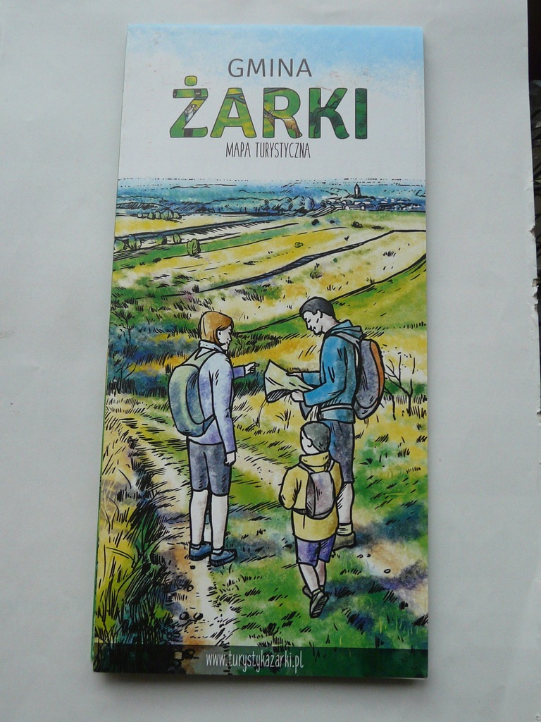 ŻARKI MAPA GMINY PLAN MIASTA