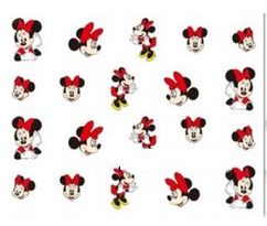NAKLEJKI WODNE NA PAZNOKCIE MYSZKA MIKI MICKEY