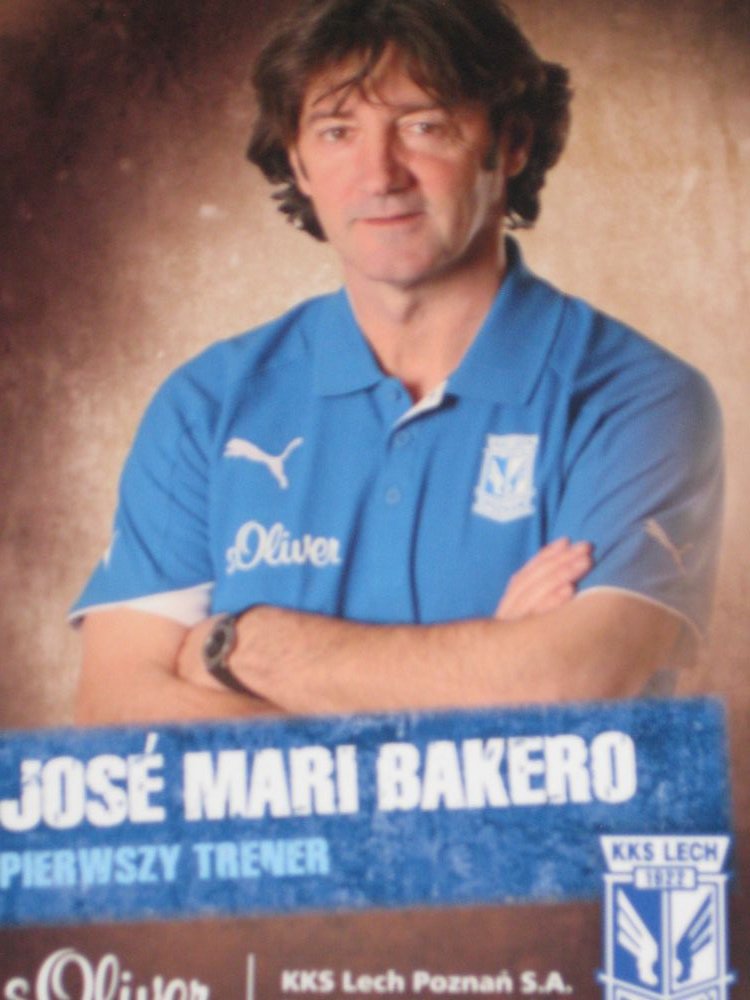 LECH ! Jose M. Bakero (Lech Poznań) BEZ AUTOGRAFU