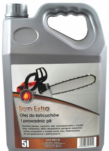 Bern Extra olej do łańcuchów i prowadnic pił 5L