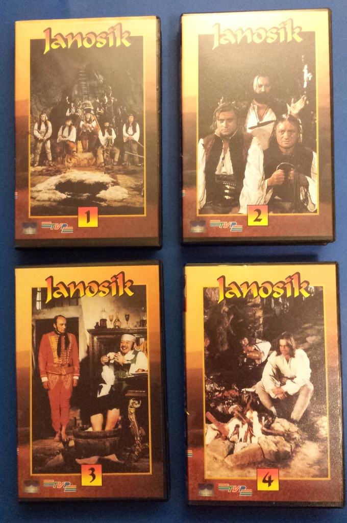 JANOSIK - cały serial na oryg. kasetach VHS od TVP