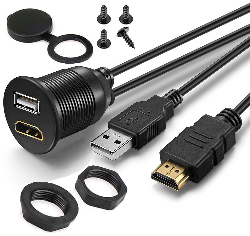 Przedluzacz Mb Gniazdo Usb I Hdmi Panel Monta