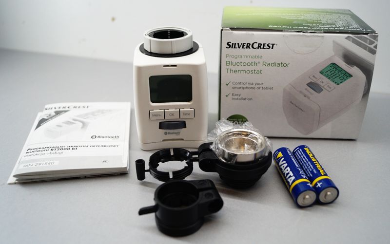 TERMOSTAT GRZEJNIKOWY BLUETOOTH SILVERCREST 7299302367 oficjalne