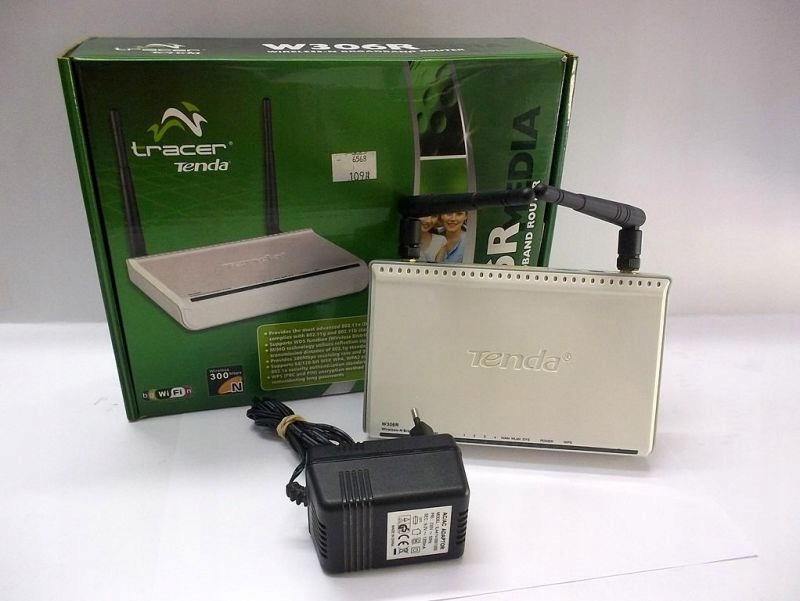 USZKODZONY! ROUTER TRACER TENDA W306R 7609043711 oficjalne
