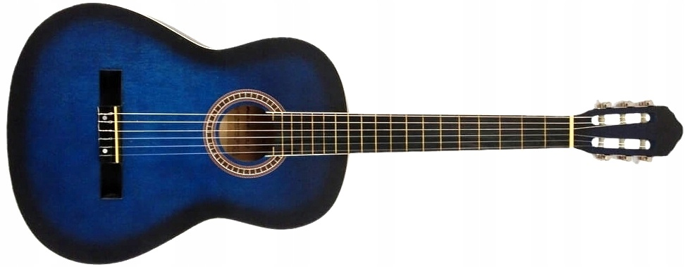 Suzuki gitara klasyczna 3/4 niebieska + POKROWIEC