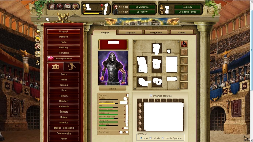 GLADIATUS s9 polski gameforge mega konto rubiny