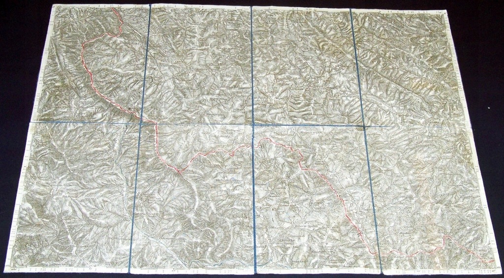 SMORZE LIBUCHORA BIESZCZADY WSCHODNIE MAPA 1914