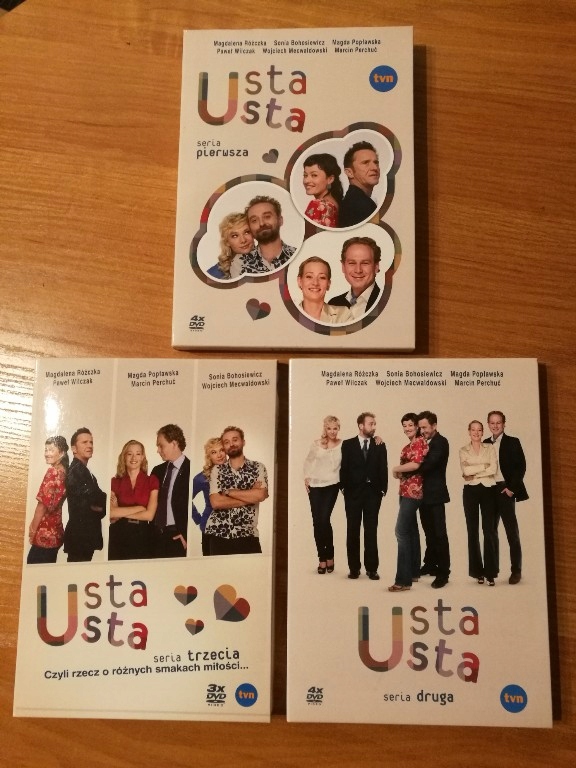 Serial Usta usta dvd sezony 1,2,3