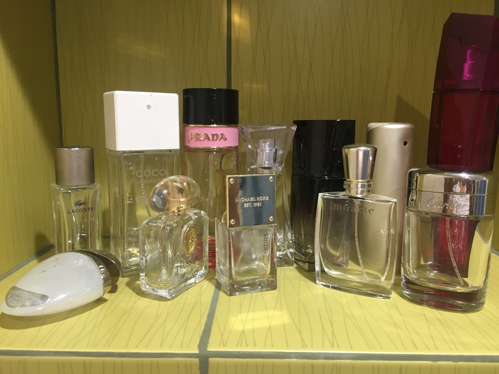 FLAKONY ORYGINALNYCH PERFUM  12 SZT. CHANEL PRADA
