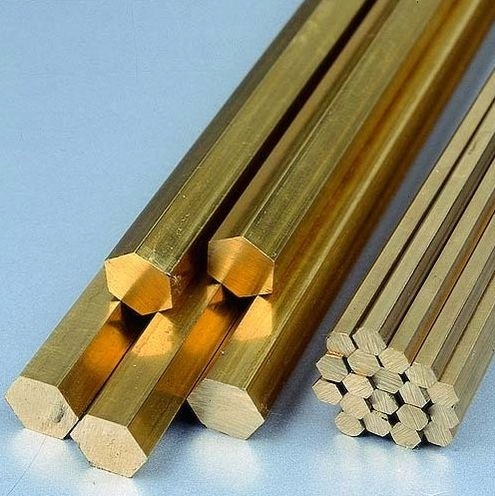 Pręt mosiężny sześciokąt mosiądz 13 mm - 100 cm