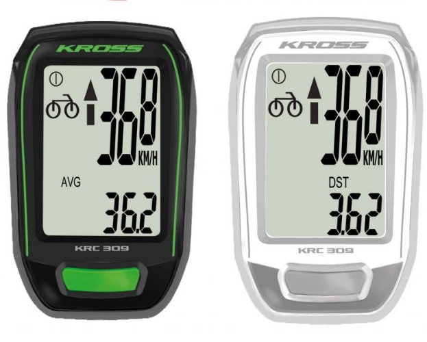 LICZNIK ROWEROWY KROSS KRC 309 PRĘDKOŚCIOMIERZ