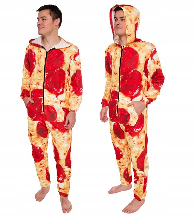 Pizza przebranie pizzy onesie piżama strój M NOWY