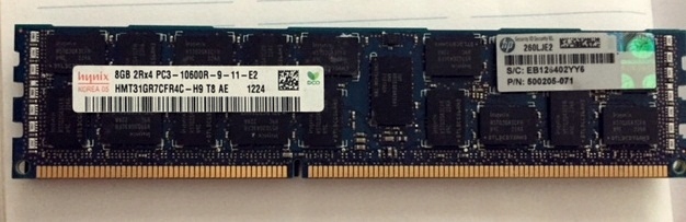8 GB DDR3 10600R HYNIX