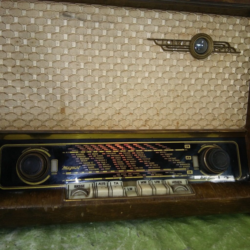 RADIO LOEWE OPTA PLASTIK 735W 1955/56 7407288091