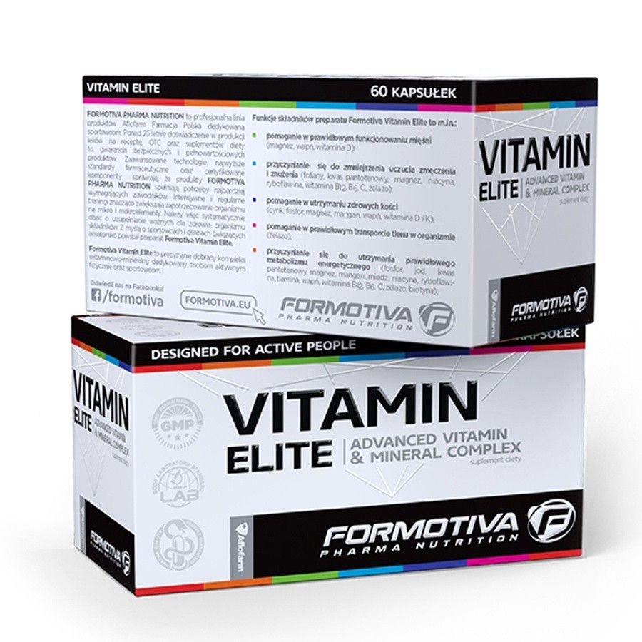Odżywka Formotiva Vitamine Elite 60 kaps NEUTRALNY