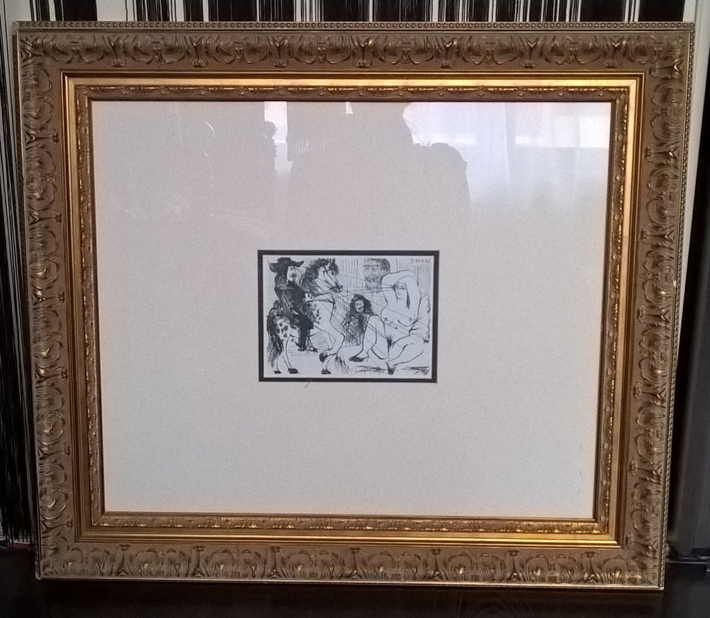 Akwaforta Pablo Picasso Wymiana Spojrzeń