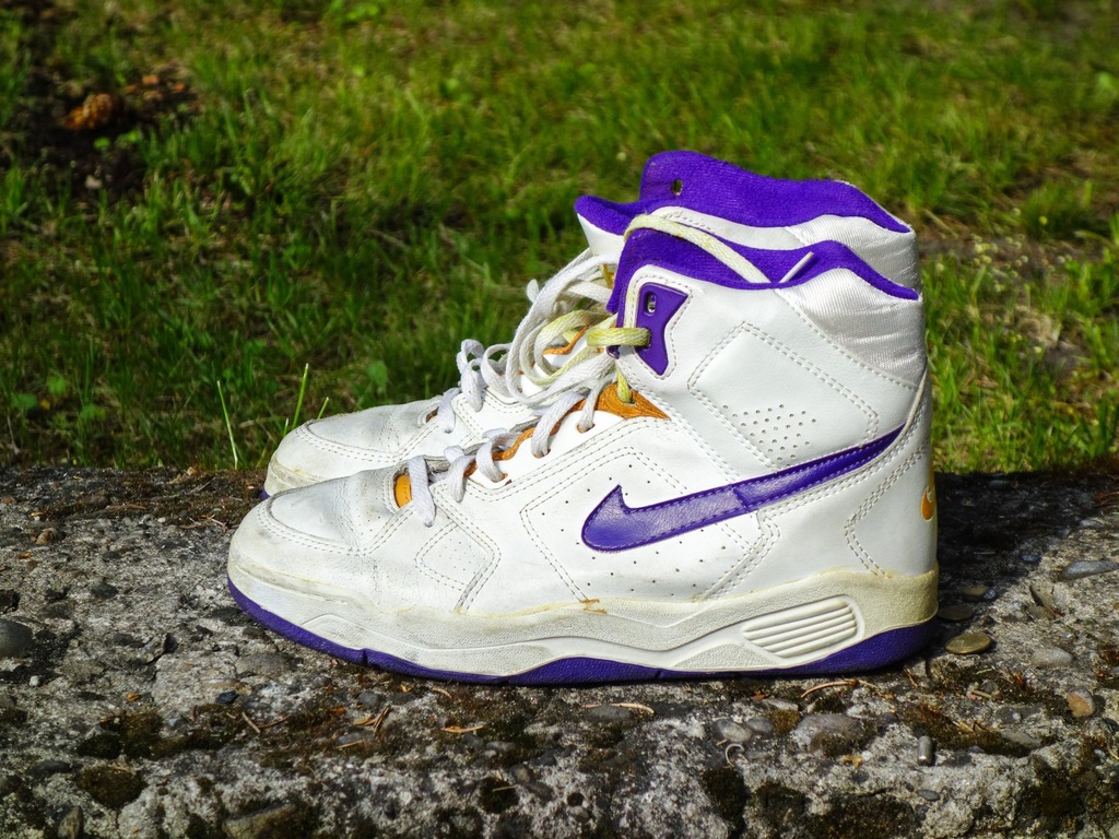 Vintage Nike Novice Flight OG lakers 