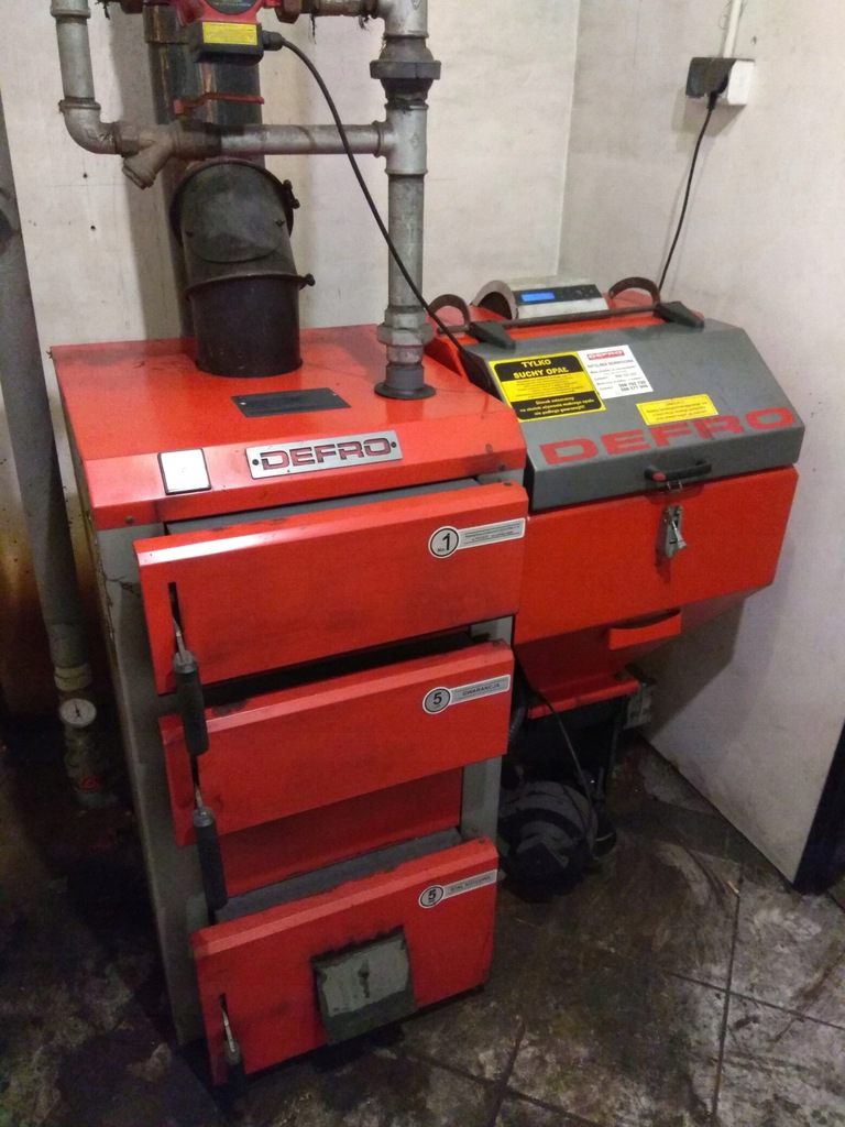 Kocioł 18kW DEFRO EKR z podajnikiem