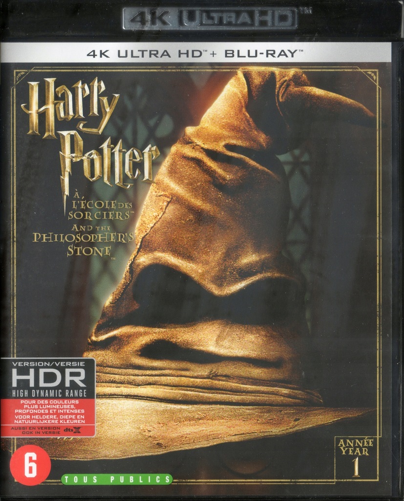 HARRY POTTER I KAMIEŃ FILOZOFICZNY 4K UHD PL HDR
