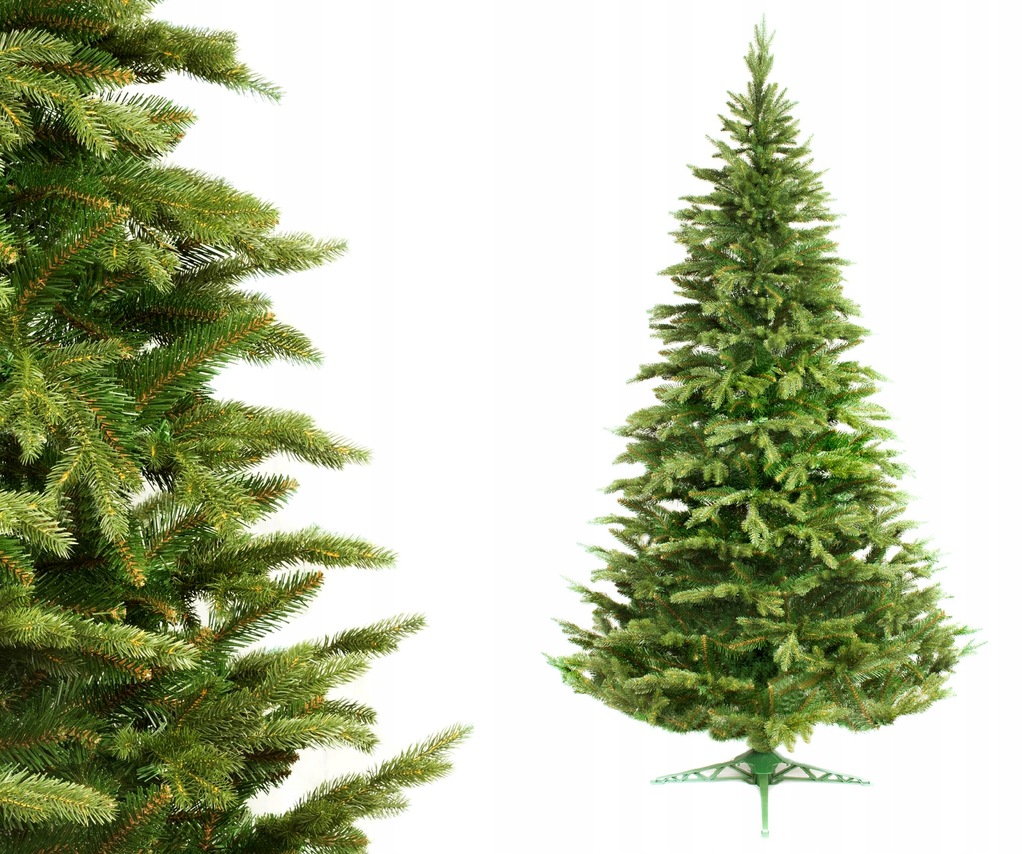 Choinka sztuczna JAK ŻYWA ŚWIERK PE 220CM + GRATIS