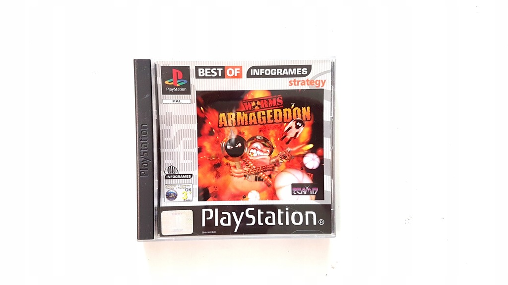 PS1 PSX gra WORMS ARMAGEDDON