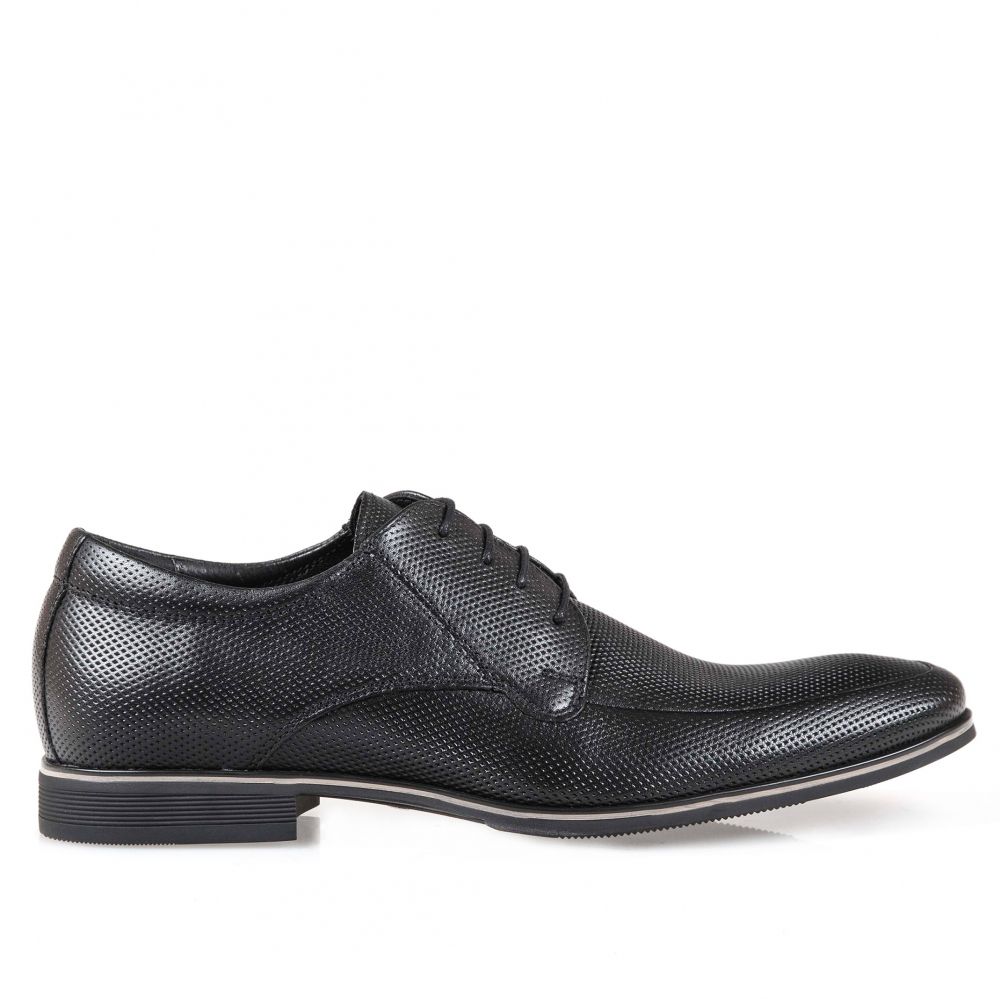 CONHPOL męskie czarne buty C-4142 skóra r.42