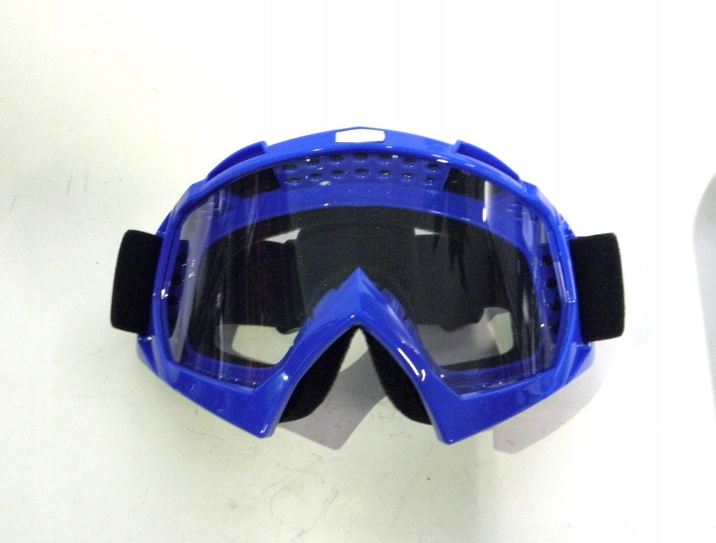 GOGLE ENDURO NIEBIESKIE OKULARY NA QUADA CROSSA