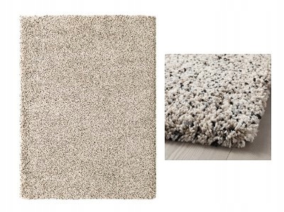 Dywan IKEA VINDUM z długim włosiem BIAŁY 133x180cm