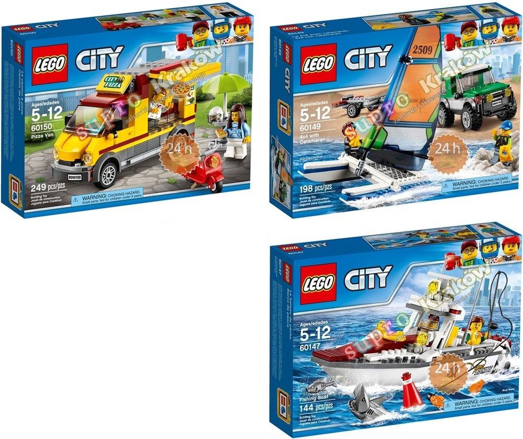 SKLEP...LEGO CITY 60147 60149 60150 PROMOCJA - 7038921353 - oficjalne ...