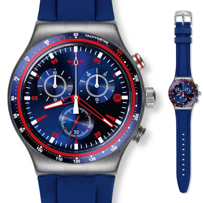 Zegarek Swatch HOOKUP YVS417 New Irony Chrono