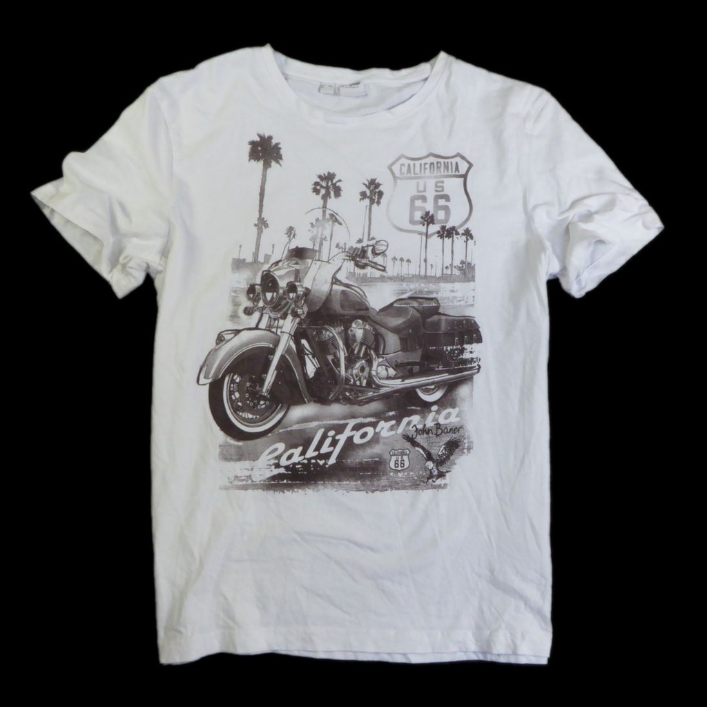 California US 66   Motor Logo T-Shirt ____ L