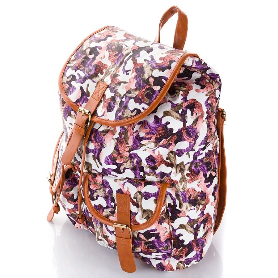 boho DAMSKI PLECAK VINTAGE HIPPIE kwiaty folk