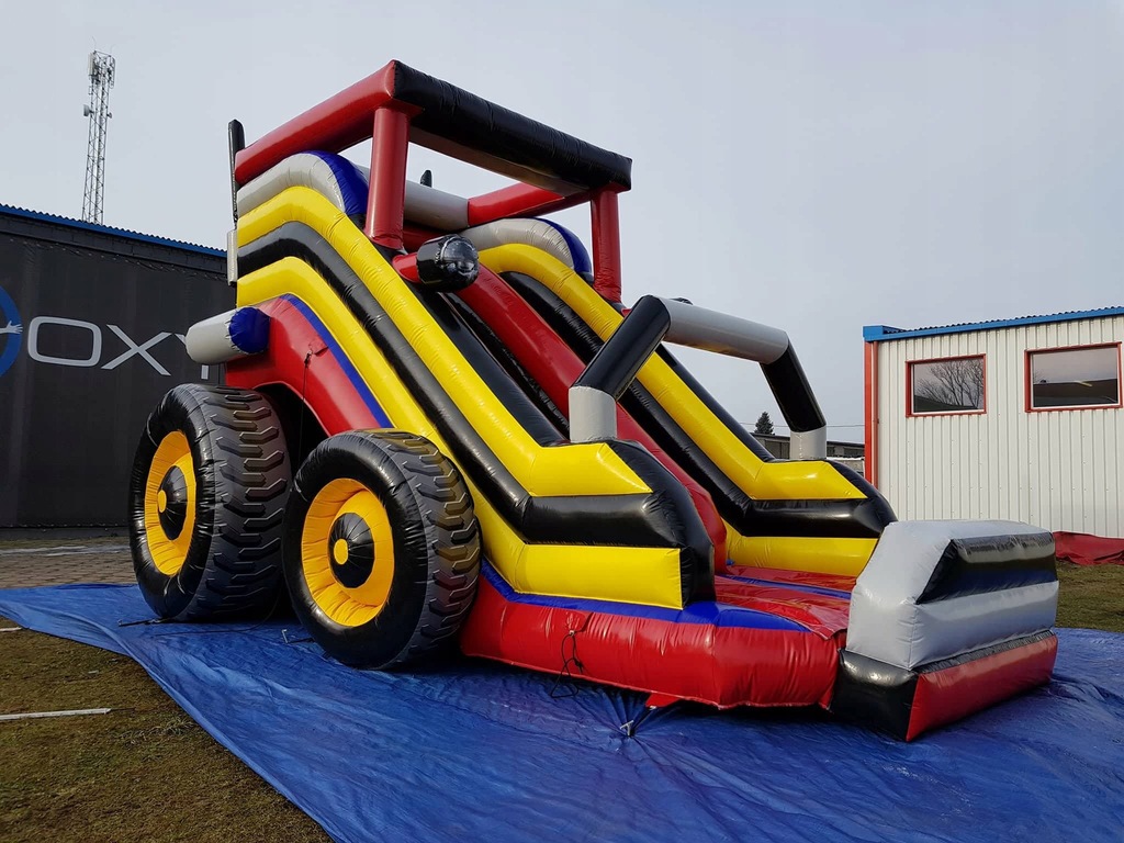 Zjezdzalnia dmuchana zjezdzalnie dmuchane Traktor