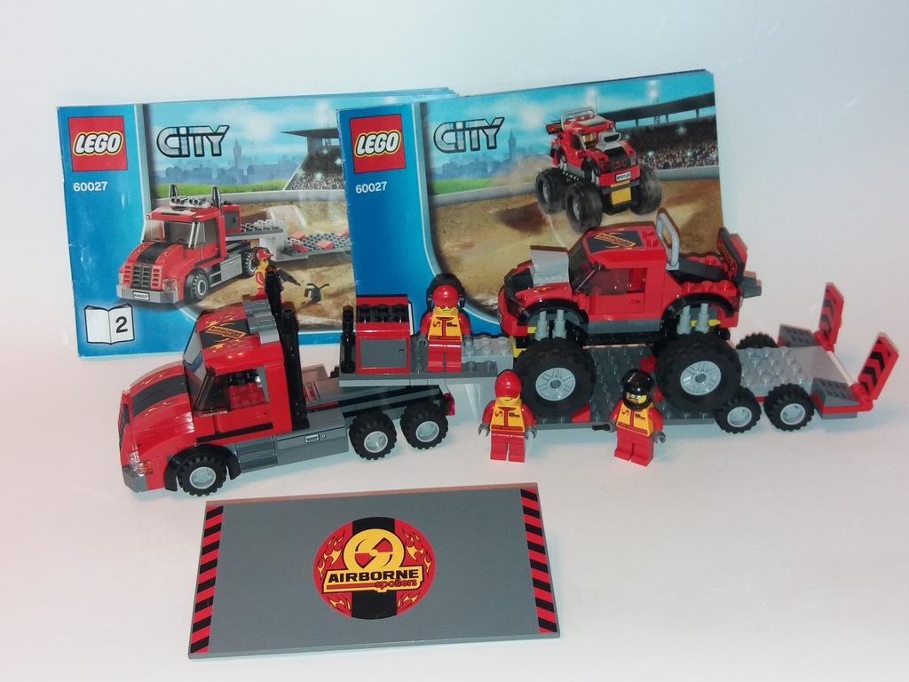 LEGO 60027 CITY Transporter monster trucków (A)