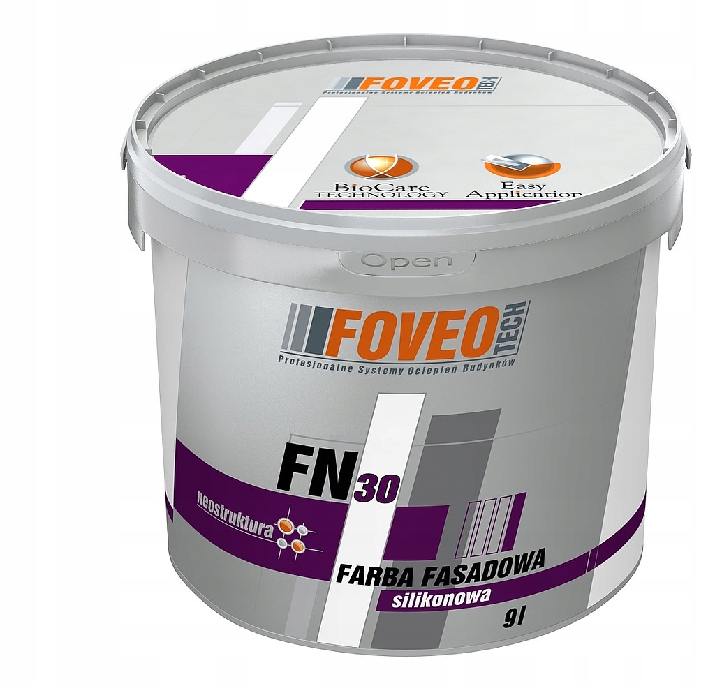 FARBA SILIKONOWA ZEWNĘTRZNA FOVEO FN30 KOLOR 0,9L