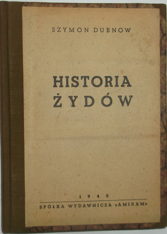 HISTORIA ŻYDÓW  -  Szymon Dubnow  /1799/
