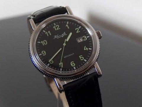 Zegarek Kienzle Aeronaut stalowy Aviator nowy