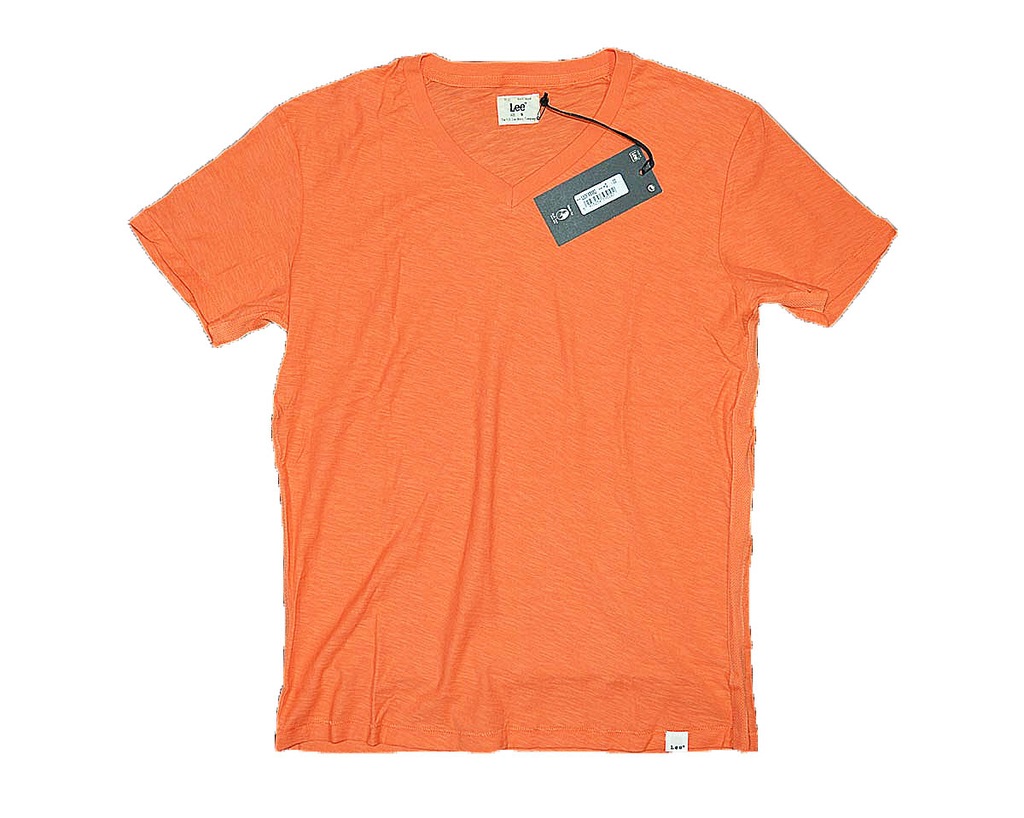LEE Koszulka T-Shirt V-NECK L63FABMO SLIM FIT XL