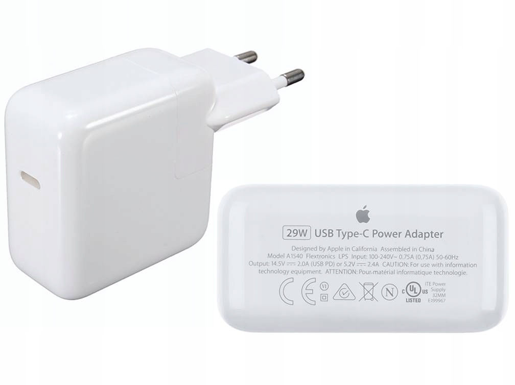 Apple A1540 Ładowarka USB-C 29W iPhone 8, 8 Plus X