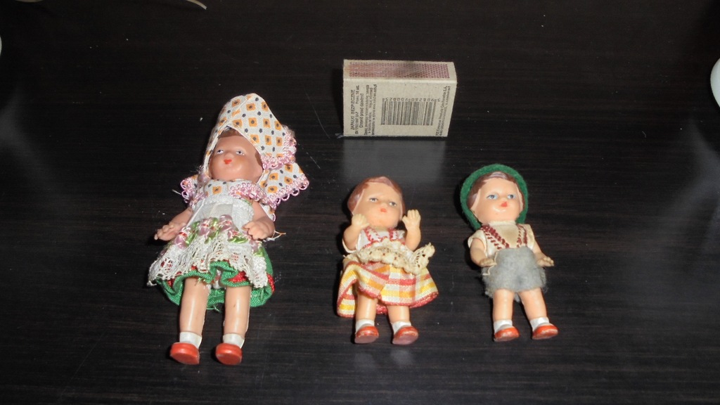 STARA LALKA STARE LALKI MINI UNIKATOWE 1960/70 PRL